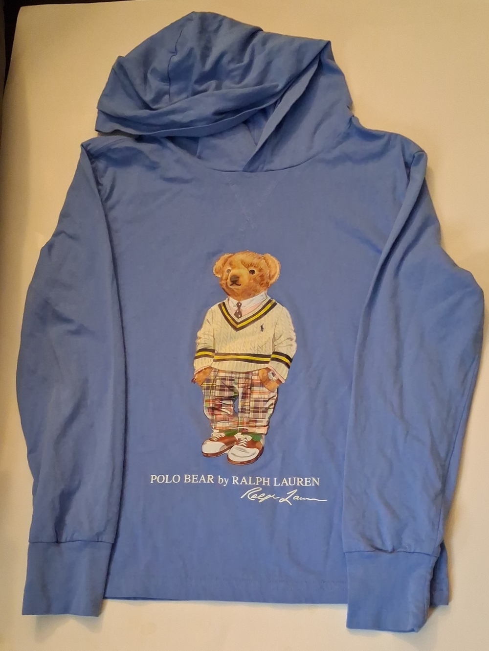 Polo by Ralph Lauren Light Blue Polo Bear Hoodie